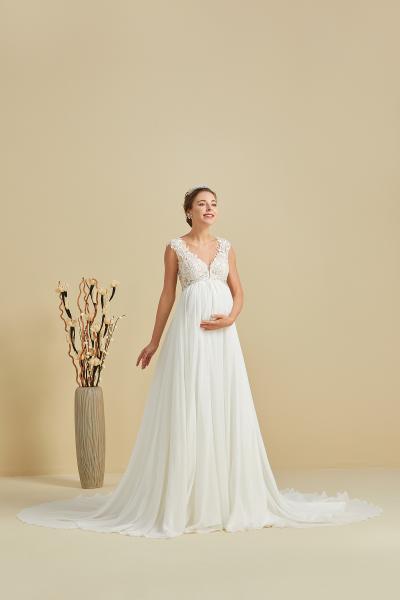 Umstandsbrautkleid  T222023U